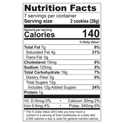Tate's Bake Shop Snickerdoodle Cookies, 7 oz