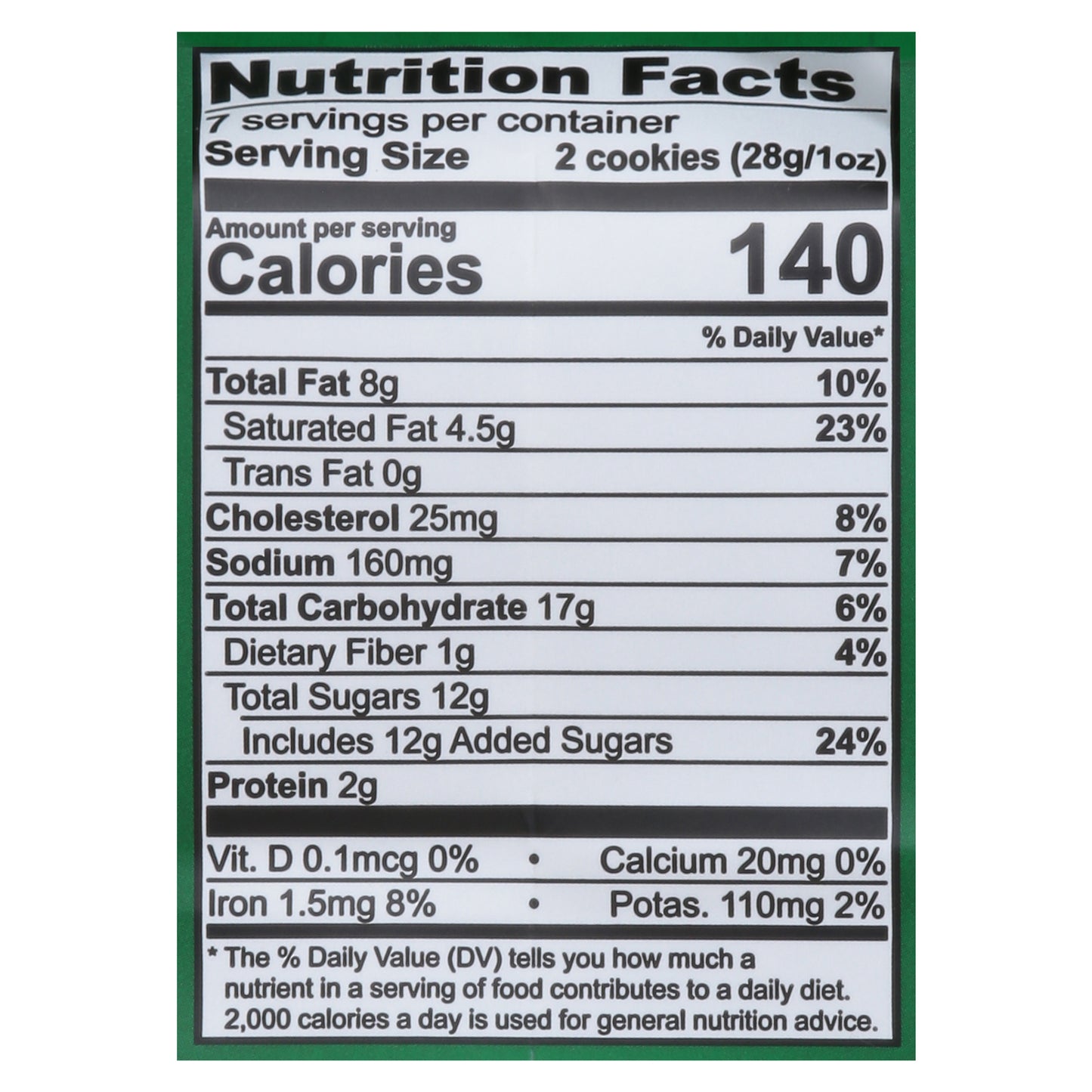Tate's Bake Shop Double Chocolate Chip Cookies 7 oz