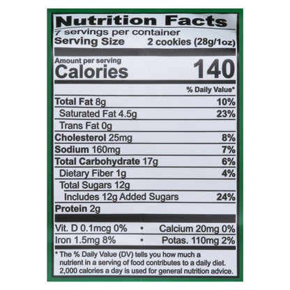 Tate's Bake Shop Double Chocolate Chip Cookies 7 oz