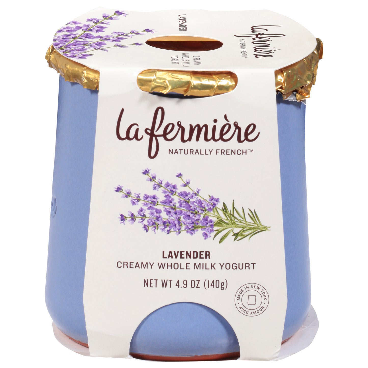 La Fermiere Creamy Whole Milk Lavender Yogurt 4.9 oz