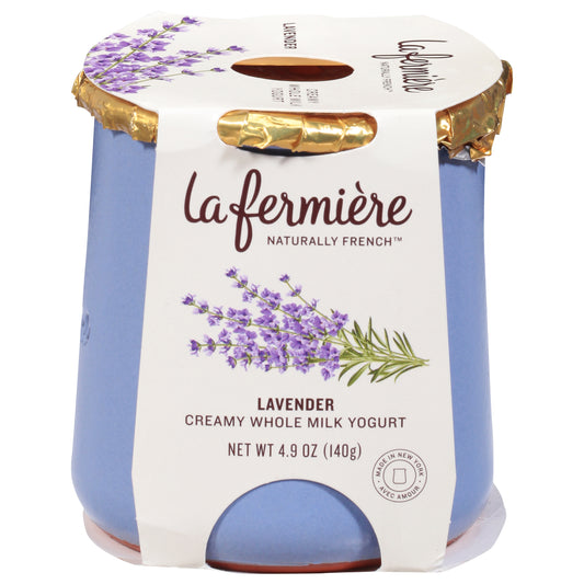 La Fermiere Creamy Whole Milk Lavender Yogurt 4.9 oz