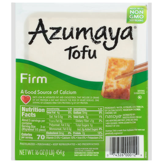 Azumaya Firm Tofu 16 oz