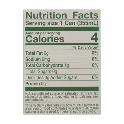 Spindrift Unsweetened Nojito Sparkling Water 8 - 12 fl oz Cans