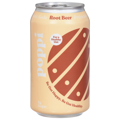 Poppi Root Beer Prebiotic Soda 12 fl oz