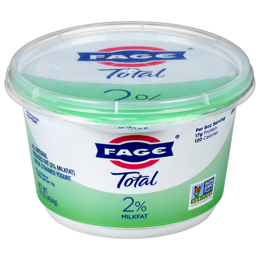 Fage Total Greek Strained Reduced Fat Yogurt 16 oz