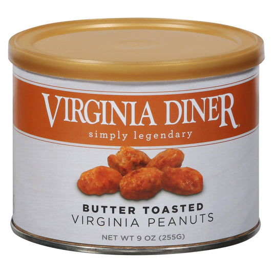 Virginia Diner Butter Toasted Virginia Peanuts 9 oz