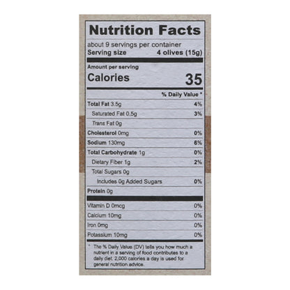 Divina Pitted Castelvetrano Organic Olives 10.6 oz