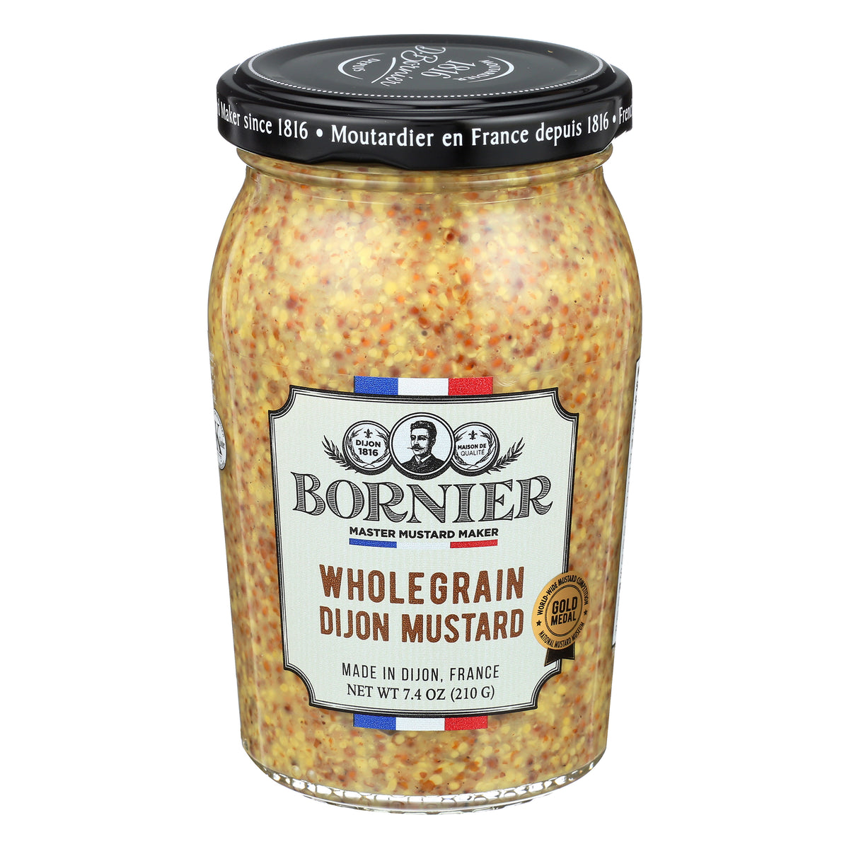 Bornier Wholegrain Dijon Mustard 7.4 oz