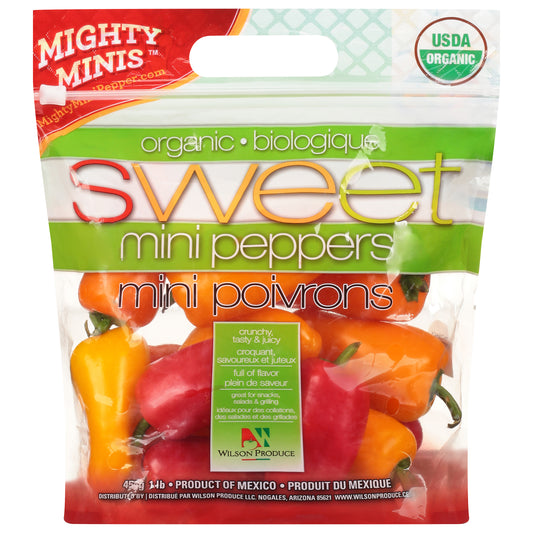 Mighty Minis Organic Sweet Peppers Mini 1 lb