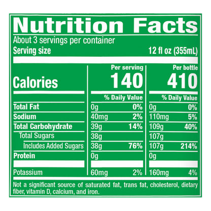 7UP Lemon Lime Soda, 1 L bottle