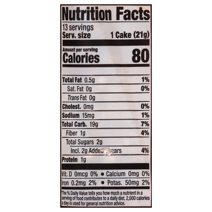 Lundberg Family Farms Organic Honey Nut Brown Rice Cakes 9.6 oz