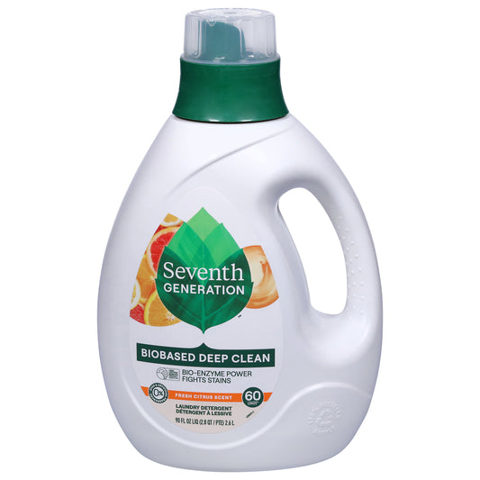 Seventh Generation Fresh Citrus Scent Laundry Detergent 90 fl oz