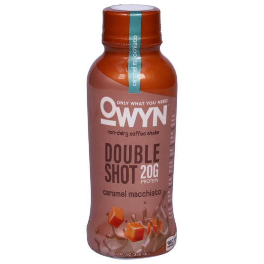OWYN Non-Dairy Double Shot Caramel Macchiato Coffee Shake 12 fl oz