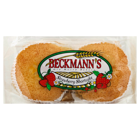 Beckmanns Old World Bakery Shortcake 16 oz