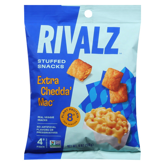 Rivalz Extra Chedda' Mac Stuffed Snacks 6 oz