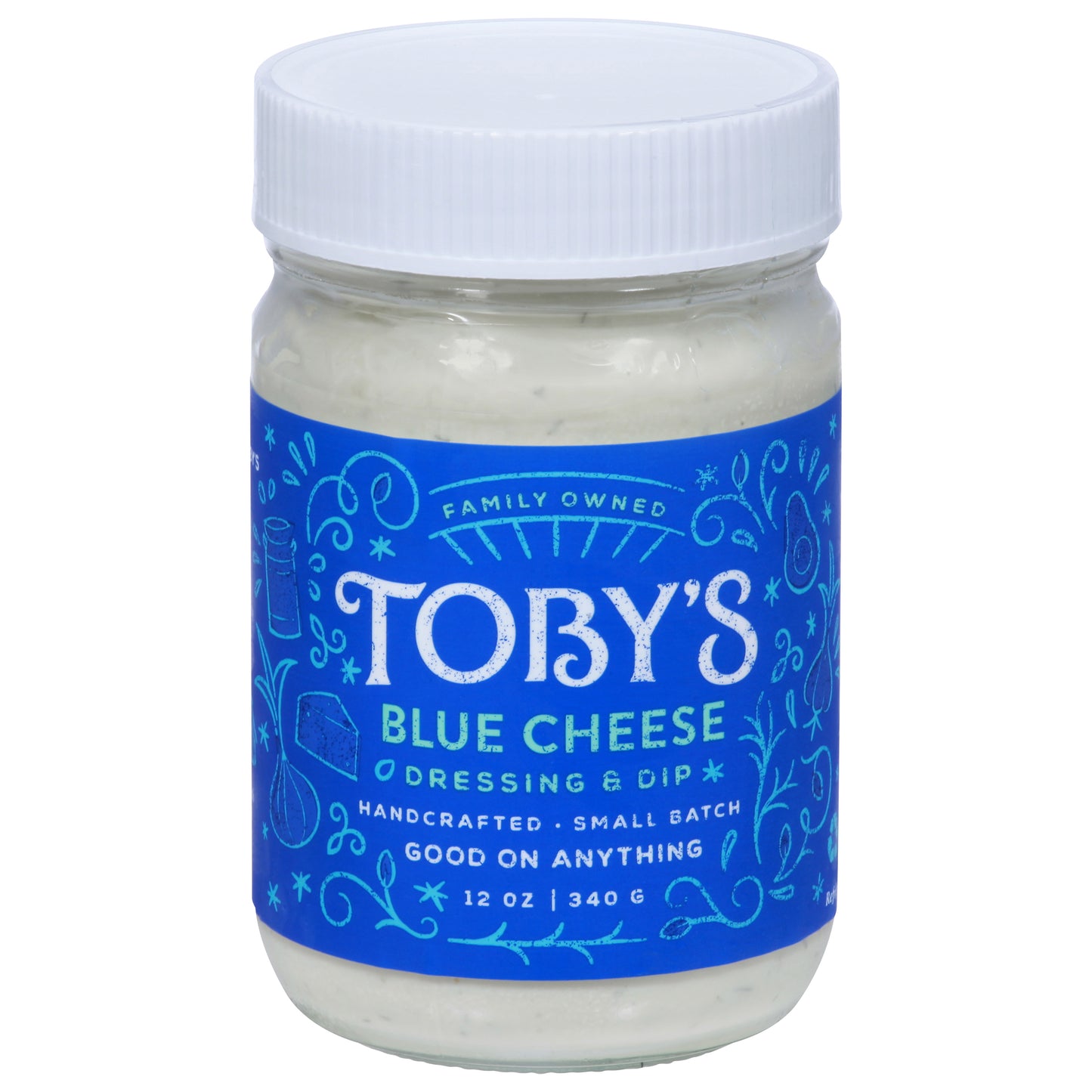 Tobys Blue Cheese Dressing & Dip 12 oz