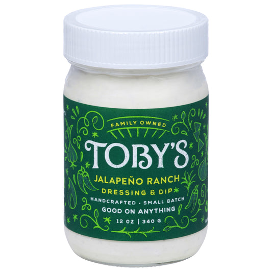 Tobys Jalapeno Ranch Dressing & Dip 12 oz
