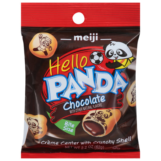 Meiji Hello Panda Chocolate Biscuit Bite Size 2.2 oz