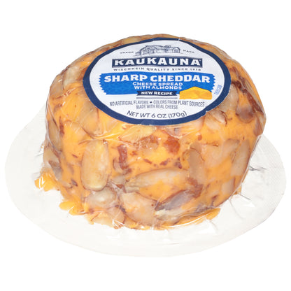 Kaukauna Sharp Cheddar Spreadable Cheese Ball 6oz