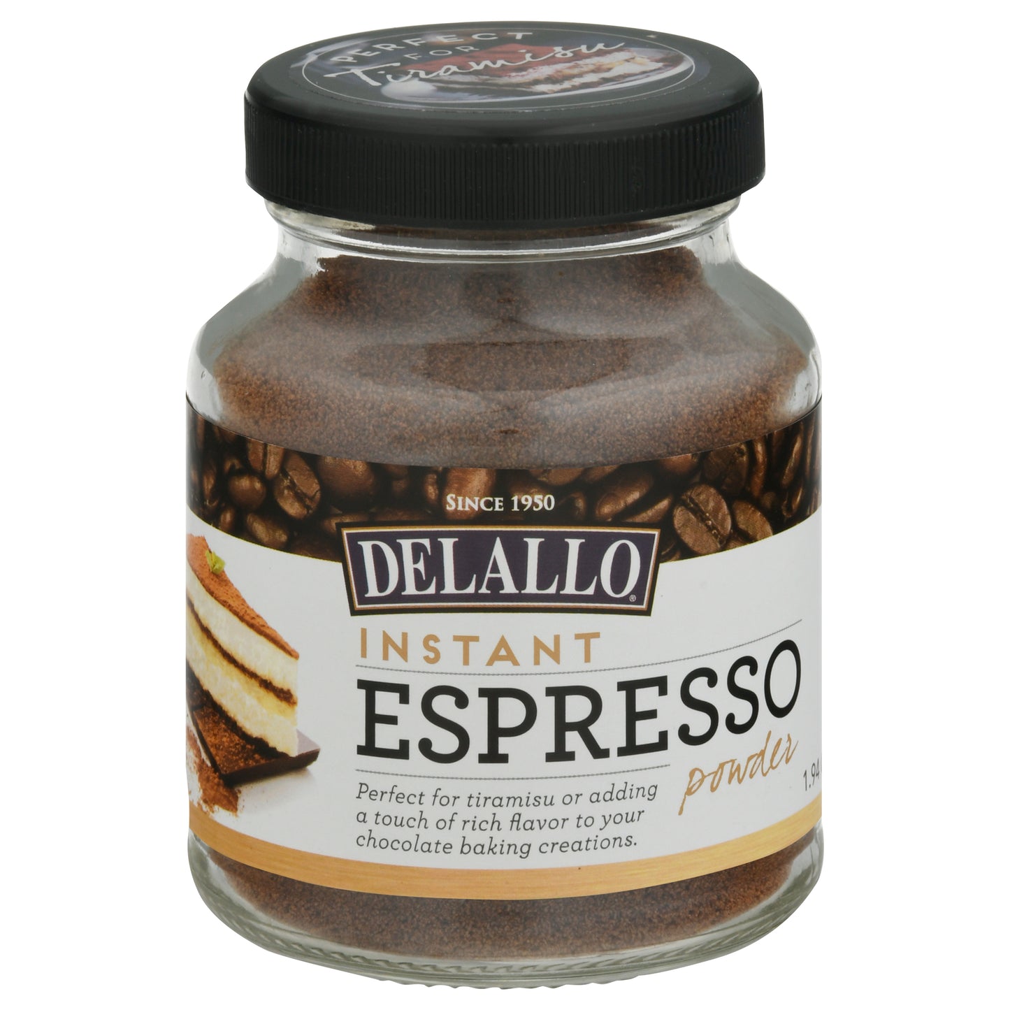 Delallo Instant Espresso Powder 1.94 oz