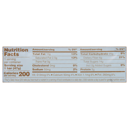 Jonesbar Organic Chocolate Peanut Butter Bar 1.7 oz