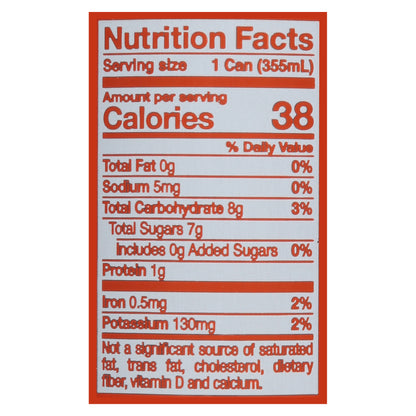 Spindrift Orange Cream Float Soda 12 fl oz