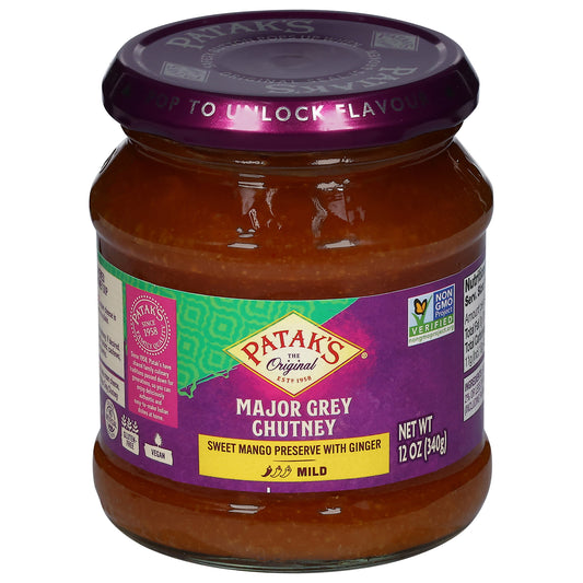 Patak's Mild Major Grey Chutney 12 oz