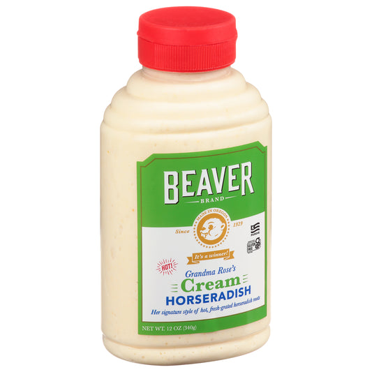 Beaver Cream Grandma Rose's Hot Horseradish 12 oz