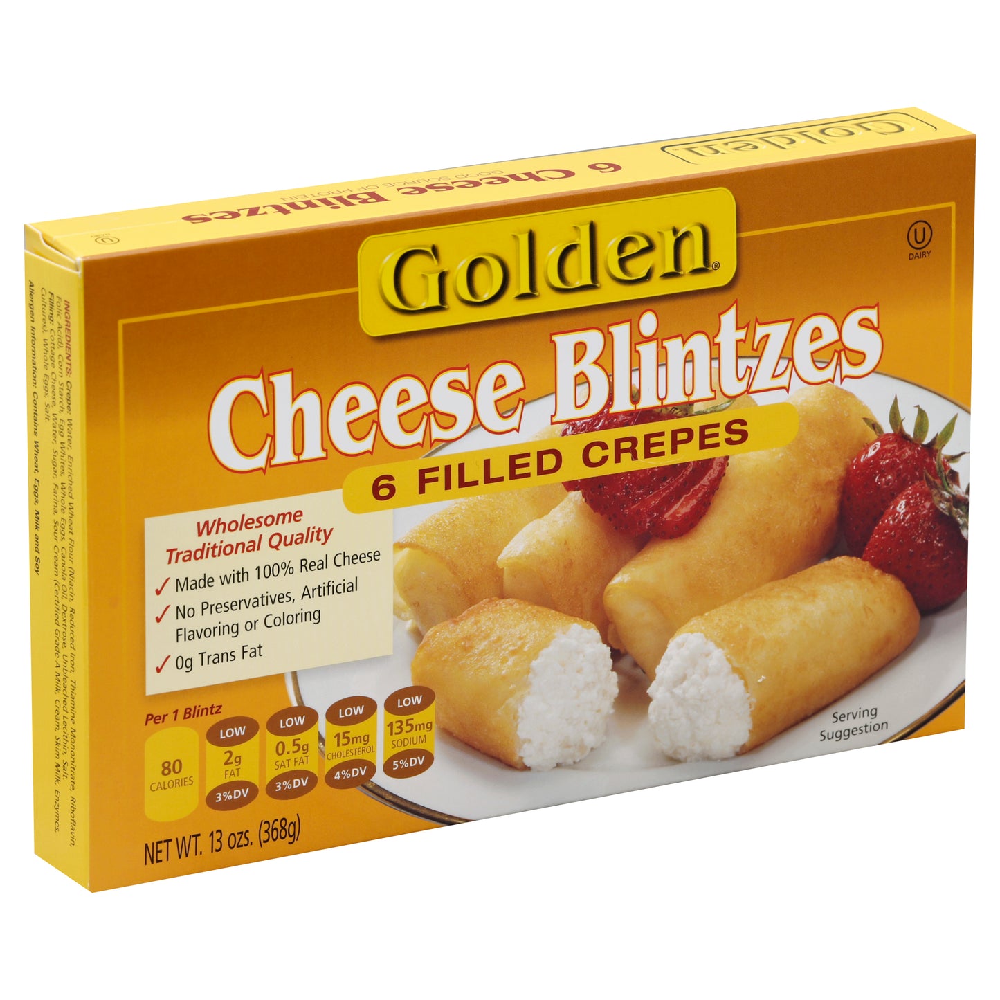Golden Blintzes 6 ea