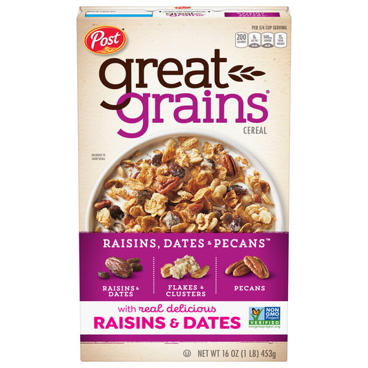 Great Grains Raisins, Dates & Pecans Cereal 16 oz