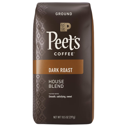 House Blend, Dark Roast Ground Coffee - 10.5oz Bags