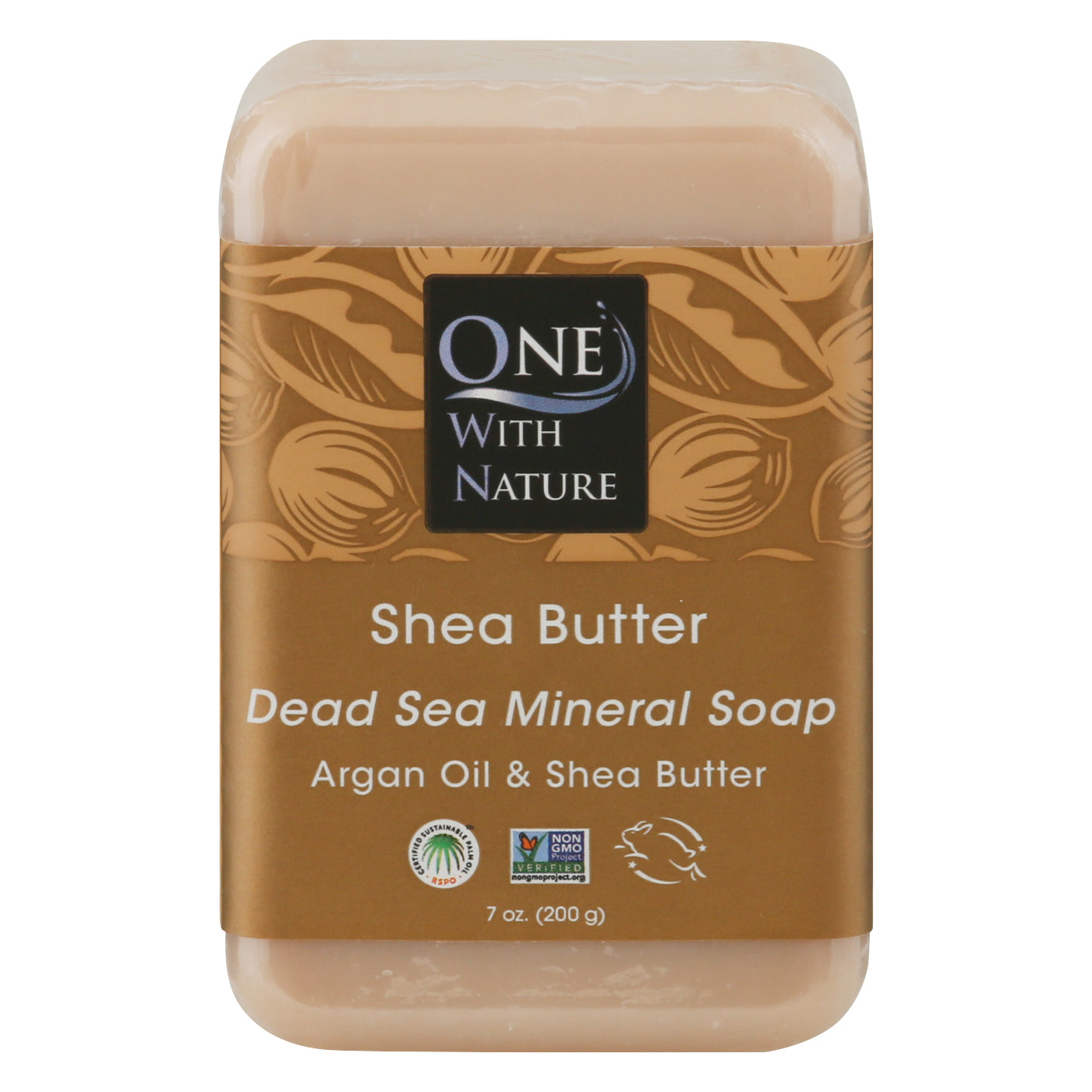 One with Nature Dead Sea Mineral Shea Butter Soap 7 oz