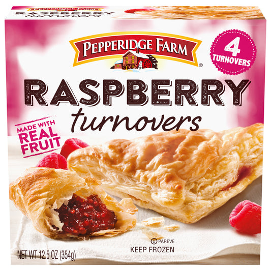 Pepperidge Farm® Raspberry Turnovers, 4-Count 12.5 Oz Box