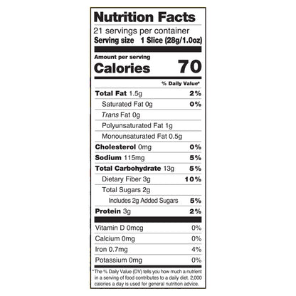 Dave's Killer Bread Good Seed Thin-Sliced, Organic Bread, 13g Whole Grains per Slice, 20.5 oz Loaf