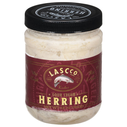 LASCco Sour Cream Herring 12 oz
