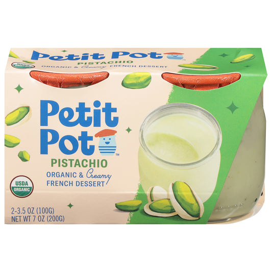 Petit Pot Organic & Creamy Pistachio French Dessert 2 ea