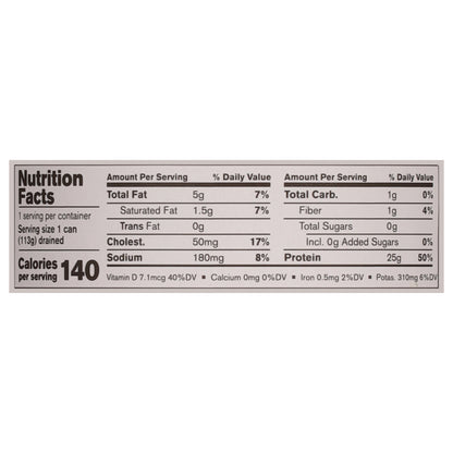 Pole Line No Salt Added Premium Chunk White Albacore Tuna 5 oz