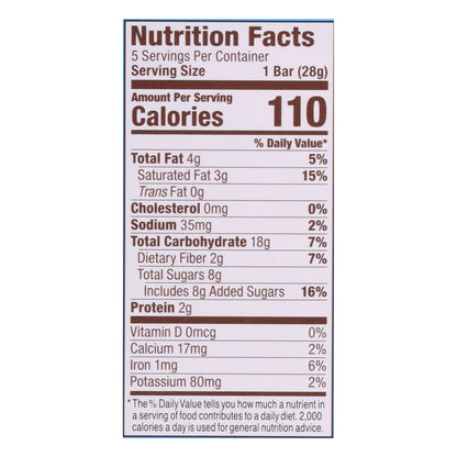 Bobo's Dipp'd Original Oat Bars + Dark Chocolate 5 - 1 oz Bars