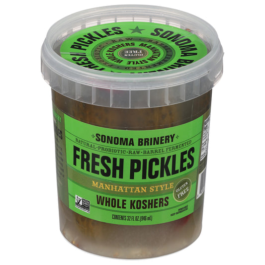 Sonoma Brinery Manhattan Style Fresh Pickles 32 fl oz
