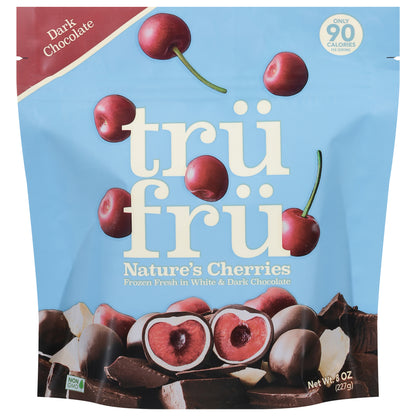 Tru Fru Dark Chocolate Nature's Cherries 8 oz