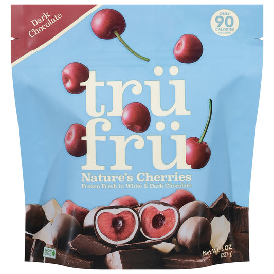 Tru Fru Dark Chocolate Nature's Cherries 8 oz
