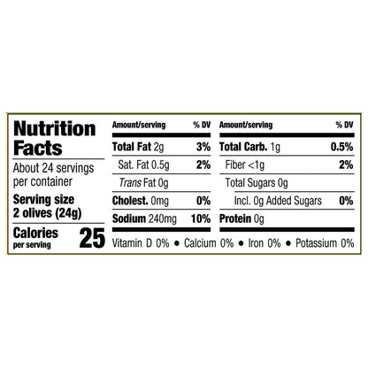 Mezzetta Whole Italian Castelvetrano Olives, 10 oz Dr. Wt.