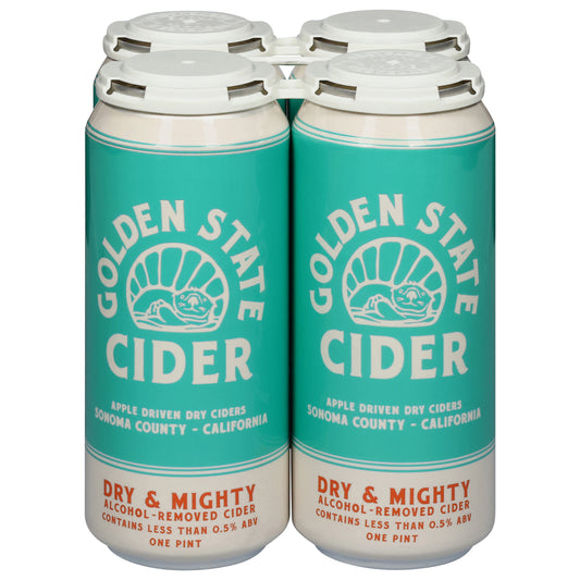 Golden State Cider Dry & Mighty Cider 4 - 1 pt Cans