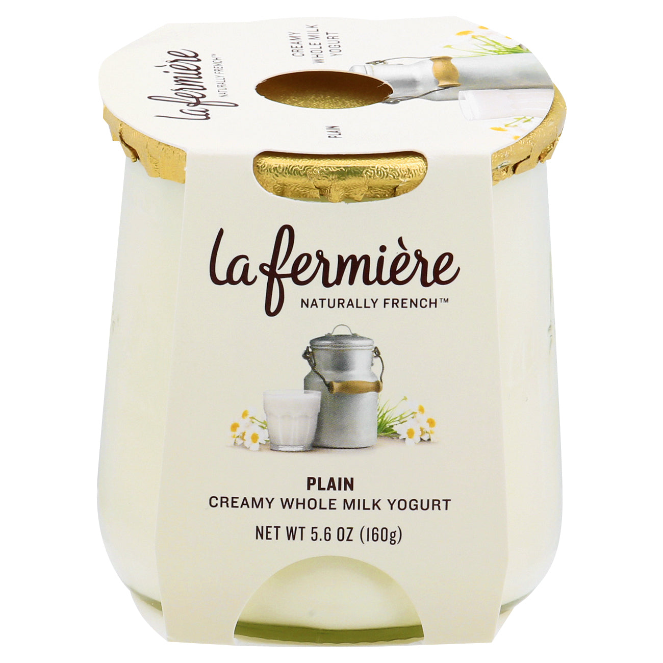 La Fermiere Creamy Whole Plain Yogurt 5.6 oz