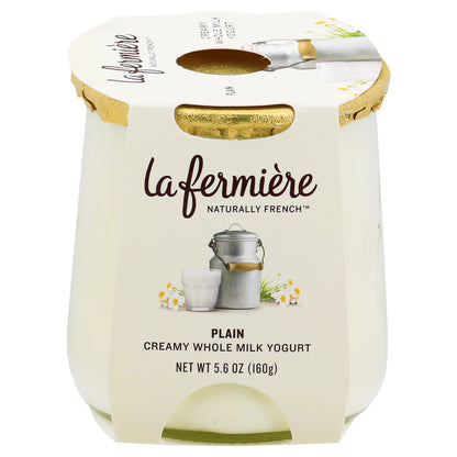 La Fermiere Creamy Whole Plain Yogurt 5.6 oz