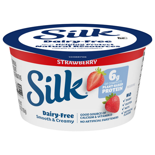 Silk Strawberry Soy Milk Yogurt Alternative, 5.3 Oz.