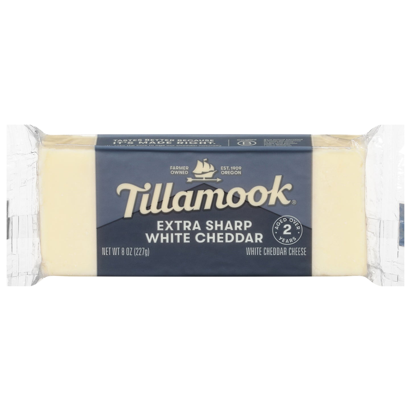 Tillamook White Cheddar Extra Sharp Cheese 8 oz