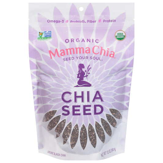 Mamma Chia Black Organic Chia Seed 12 oz