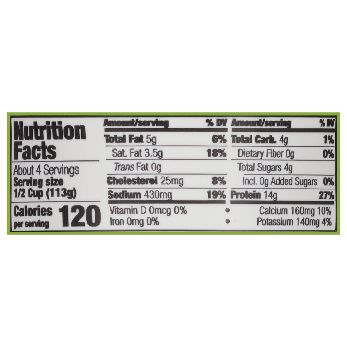 Clover Sonoma 4% Milkfat Minimum Organic Cottage Cheese 16 oz