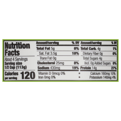 Clover Sonoma 4% Milkfat Minimum Organic Cottage Cheese 16 oz